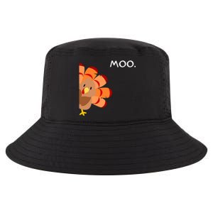 Thanksgiving Time Turkey Moo Funny Thanksgiving Cool Comfort Performance Bucket Hat