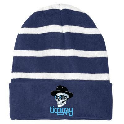 Timmy Trumpet Striped Beanie with Solid Band