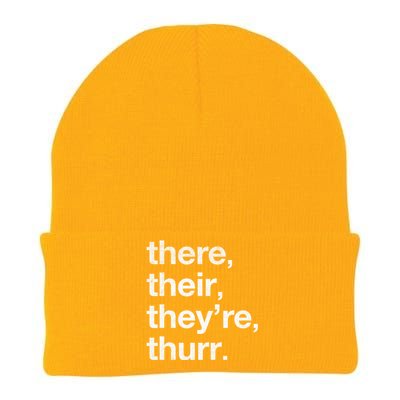 There Their They’Re Thurr. Knit Cap Winter Beanie