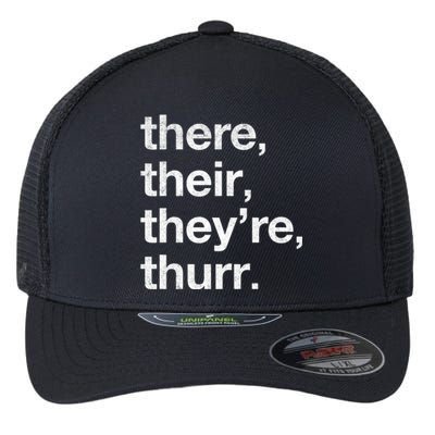 There Their They’Re Thurr. Flexfit Unipanel Trucker Cap