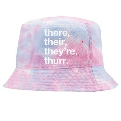 There Their They’Re Thurr. Tie-Dyed Bucket Hat