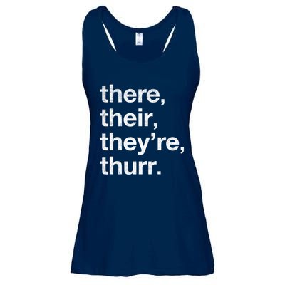 There Their They’Re Thurr. Ladies Essential Flowy Tank