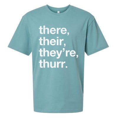 There Their They’Re Thurr. Sueded Cloud Jersey T-Shirt