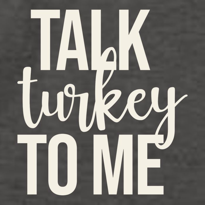 Talk Turkey To Me Funny Thanksgiving Holiday Vector Backpack
