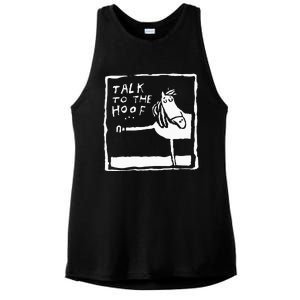 Talk To The Hoof Horseback Riding Ladies PosiCharge Tri-Blend Wicking Tank