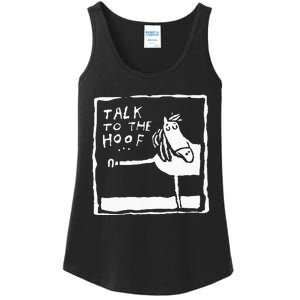 Talk To The Hoof Horseback Riding Ladies Essential Tank