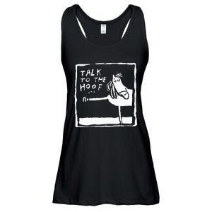 Talk To The Hoof Horseback Riding Ladies Essential Flowy Tank