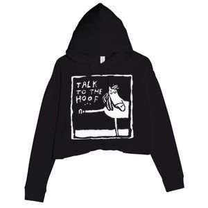 Talk To The Hoof Horseback Riding Crop Fleece Hoodie