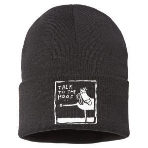 Talk To The Hoof Horseback Riding Sustainable Knit Beanie