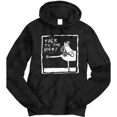 Talk To The Hoof Horseback Riding Tie Dye Hoodie