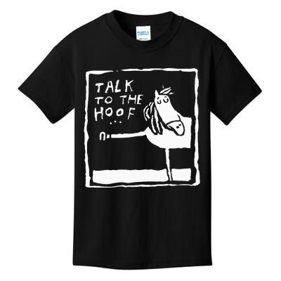 Talk To The Hoof Horseback Riding Kids T-Shirt