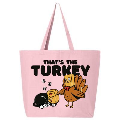 That's The Turkey Funny Thanksgiving Cat 25L Jumbo Tote