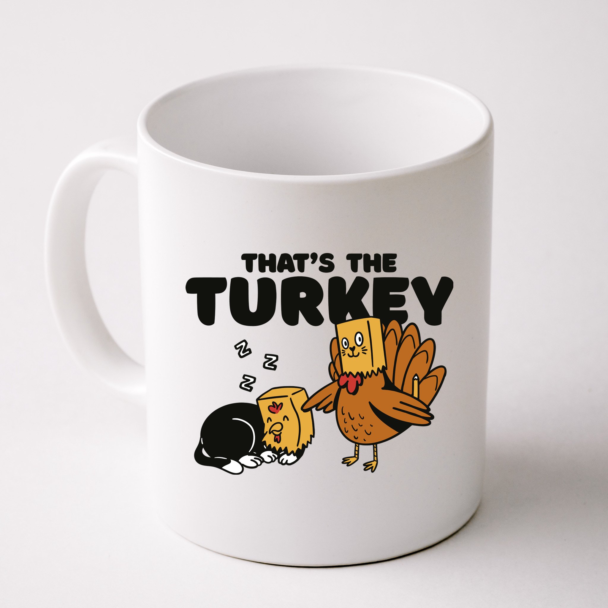 That's The Turkey Funny Thanksgiving Cat Mug