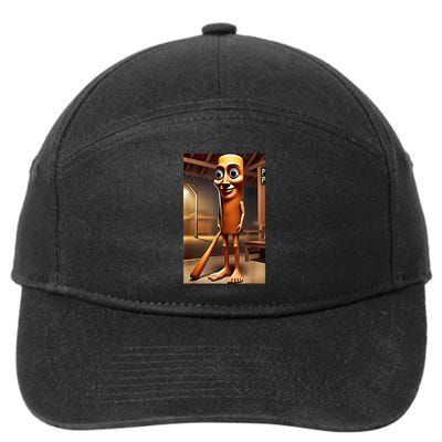 Tung Tung Tung Sahur - Italian Brainrot Meme  7-Panel Snapback Hat
