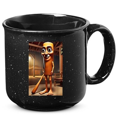 Tung Tung Tung Sahur - Italian Brainrot Meme  15oz Campfire Ceramic Mug