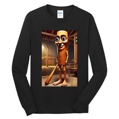 Tung Tung Tung Sahur - Italian Brainrot Meme  Tall Long Sleeve T-Shirt