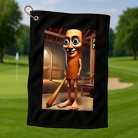 Tung Tung Tung Sahur - Italian Brainrot Meme  Golf Towel