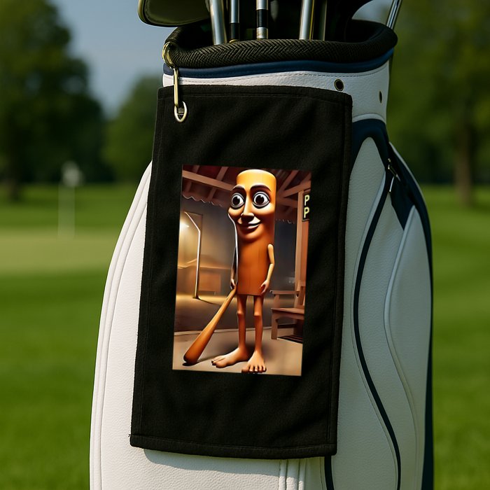 Tung Tung Tung Sahur - Italian Brainrot Meme  Golf Towel