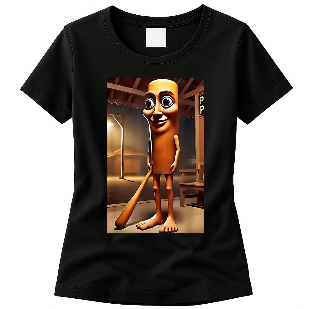 Tung Tung Tung Sahur - Italian Brainrot Meme  Womens T-Shirt