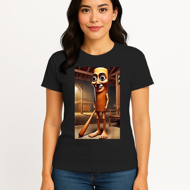 Tung Tung Tung Sahur - Italian Brainrot Meme  Womens T-Shirt