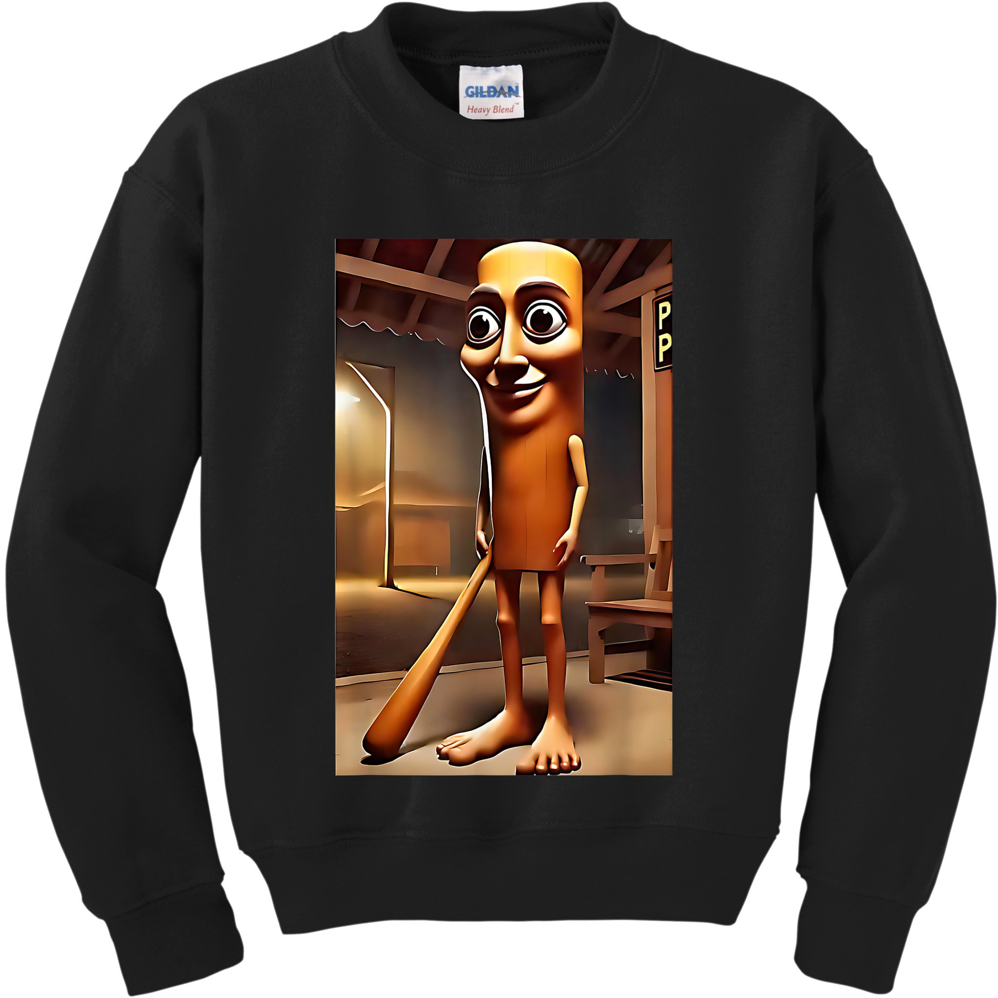 Tung Tung Tung Sahur - Italian Brainrot Meme  Kids Sweatshirt