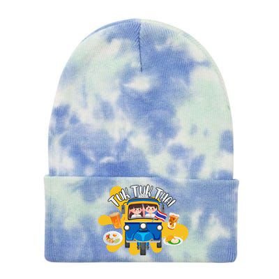 Tuk Tuk Thai Tie Dye 12in Knit Beanie