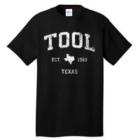 Tool Texas TX Vintage Athletic Sports Design Tall T-Shirt