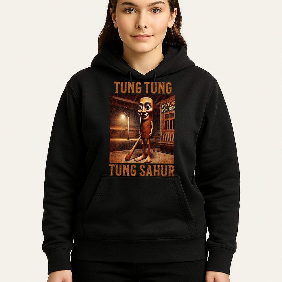 Tung Tung Tung Sahur Italian Brainrot Meme Hoodie