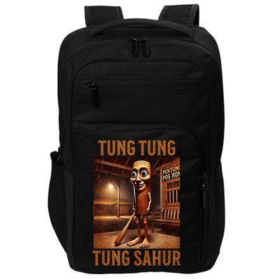 Tung Tung Tung Sahur Italian Brainrot Meme Impact Tech Backpack