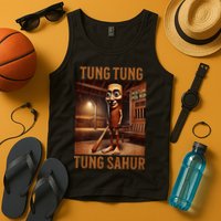 Tung Tung Tung Sahur Italian Brainrot Meme Tank Top