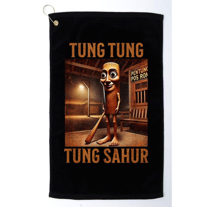 Tung Tung Tung Sahur Italian Brainrot Meme Golf Towel