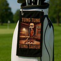 Tung Tung Tung Sahur Italian Brainrot Meme Golf Towel