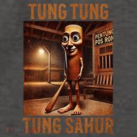 Tung Tung Tung Sahur Italian Brainrot Meme Vector Backpack