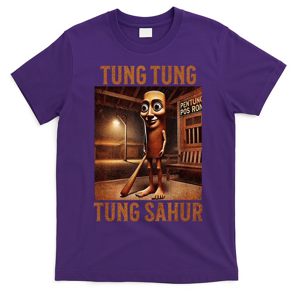 Tung Tung Tung Sahur Italian Brainrot Meme T-Shirt
