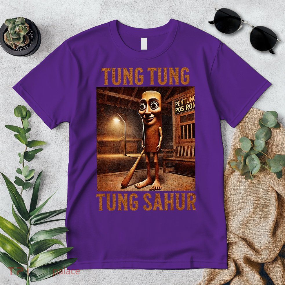 Tung Tung Tung Sahur Italian Brainrot Meme Premium T-Shirt