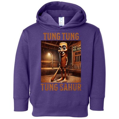 Tung Tung Tung Sahur Italian Brainrot Meme Toddler Hoodie