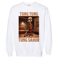 Tung Tung Tung Sahur Italian Brainrot Meme Garment-Dyed Sweatshirt