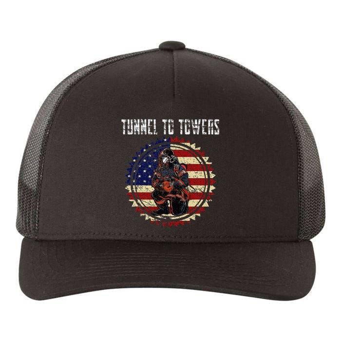 Tunnel To Towers America Flag Inserts Yupoong Adult 5-Panel Trucker Hat