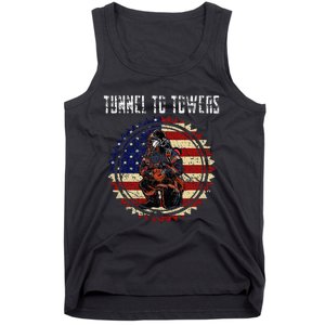 Tunnel To Towers America Flag Inserts Tank Top