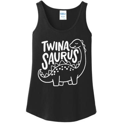 Twins Twin Twinasaurus Ladies Essential Tank