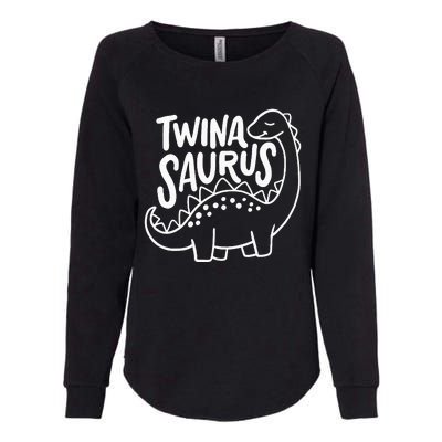 Twins Twin Twinasaurus Womens California Wash Sweatshirt