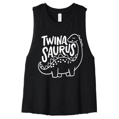 Twins Twin Twinasaurus Women's Racerback Cropped Tank