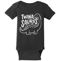 Twins Twin Twinasaurus Baby Bodysuit