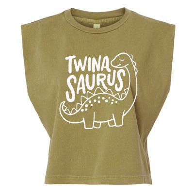 Twins Twin Twinasaurus Garment-Dyed Women's Muscle Tee