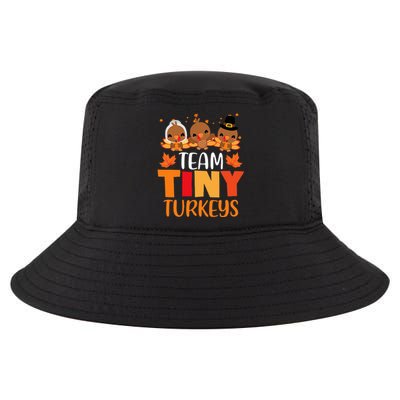 Turkey Thanksgiving TeamTiny Turkeys Nurse Fall NICU Nurse Cool Comfort Performance Bucket Hat