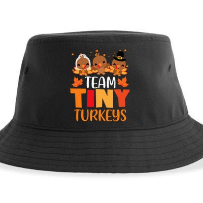 Turkey Thanksgiving TeamTiny Turkeys Nurse Fall NICU Nurse Sustainable Bucket Hat