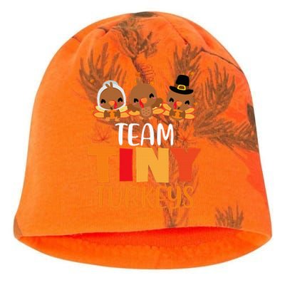 Turkey Thanksgiving TeamTiny Turkeys Nurse Fall NICU Nurse Kati - Camo Knit Beanie