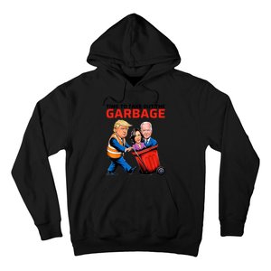 Time To Take Out The Garbage Funny Garbage For Trump 2024 Hoodie