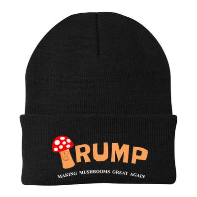 Trump Toadstool T Mushroom Political Beanie