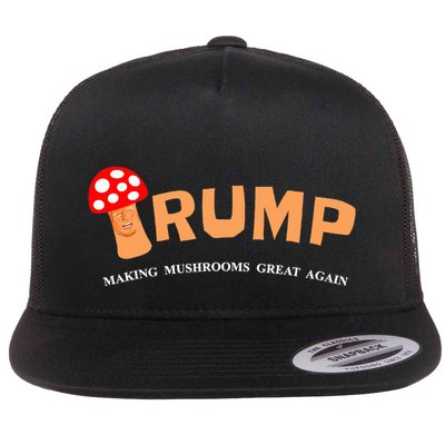 Trump Toadstool T Mushroom Political Flatbill Hat